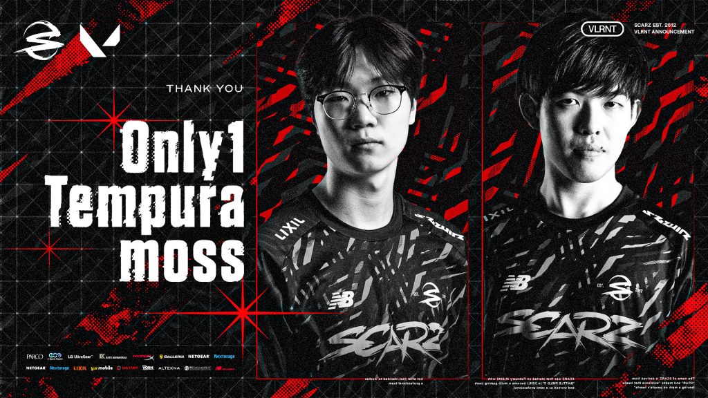 VALORANT】Tempura選手、Only1選手、mossアナリスト脱退のお知らせ