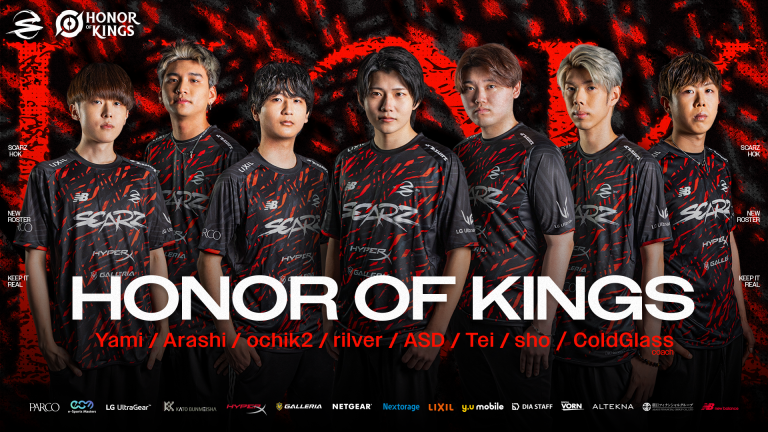 【Honor of Kings】新Roster発表、およびメンバーの加入について | SCARZ Official Site